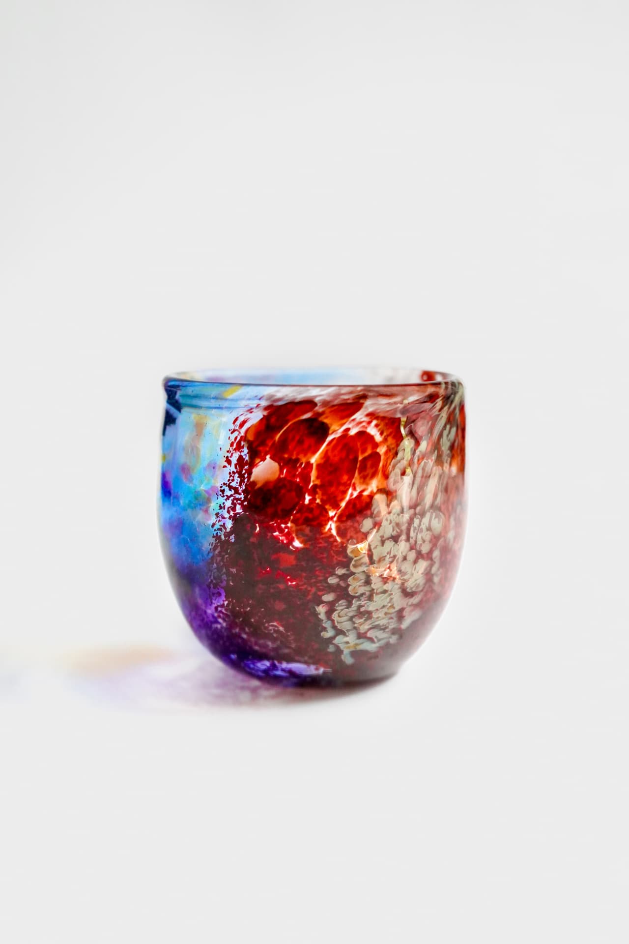 Set of Four Drinking Glasses — Hand-blown glass / Four unique pieces